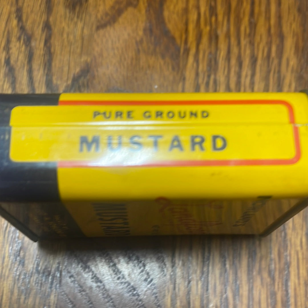 Vintage Spice Tin Nowlands Mustard Landford Cincinnati Ohio Co.