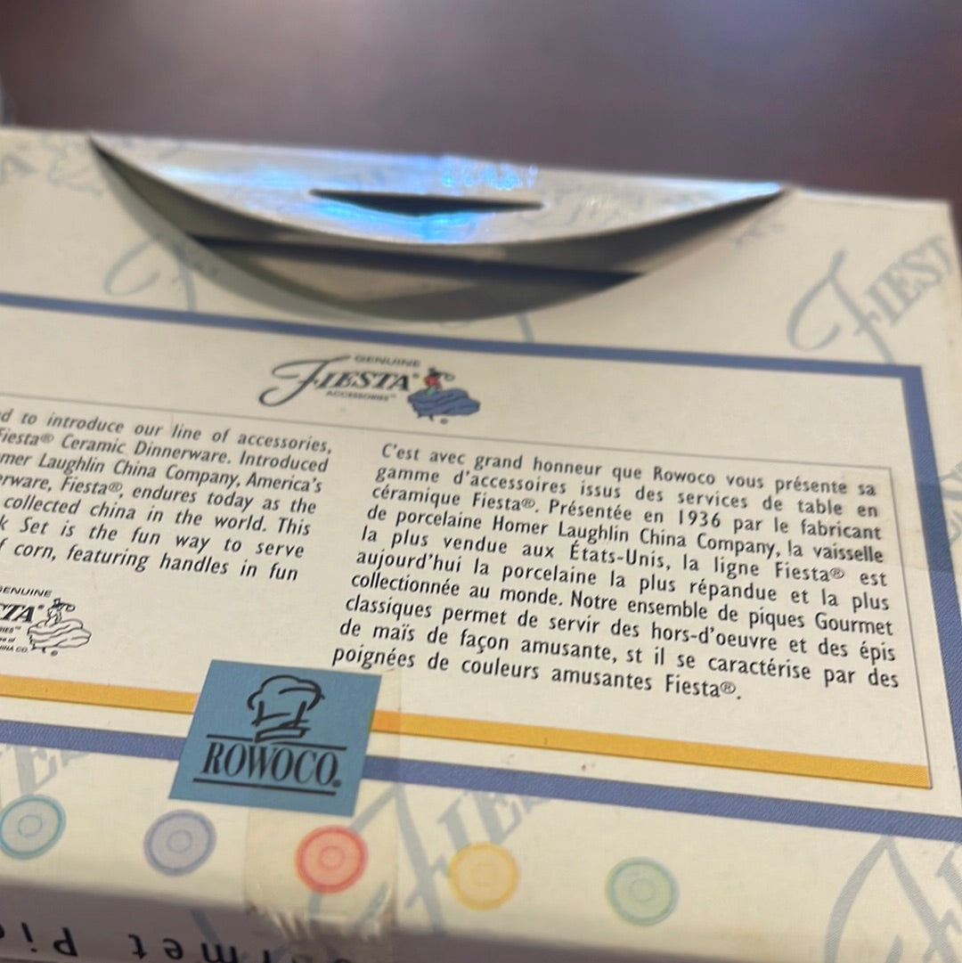 Fiesta 4 PIECE GOURMET PICK SET - RETIRED NIB