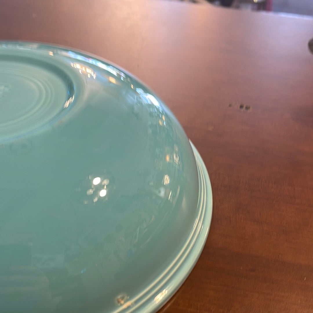 Vintage Fiesta Large Salad Bowl 11' in Turquoise HARD TO FIND