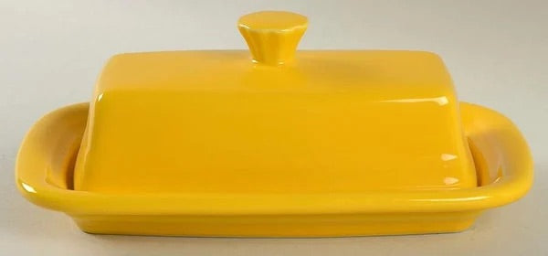 Fiesta Butter Dish XL in Sunflower 1/4th Pound