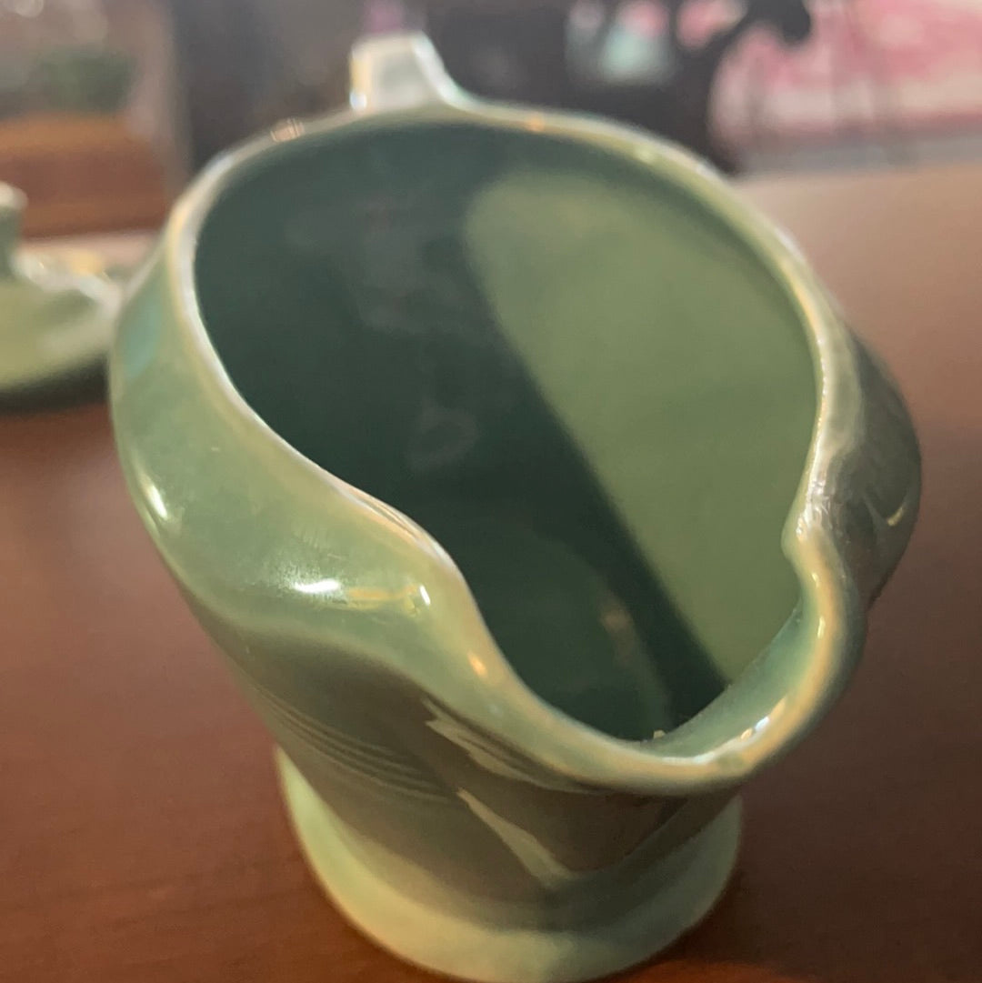 Vintage Harlequin Gravy Boat in Turquoise I