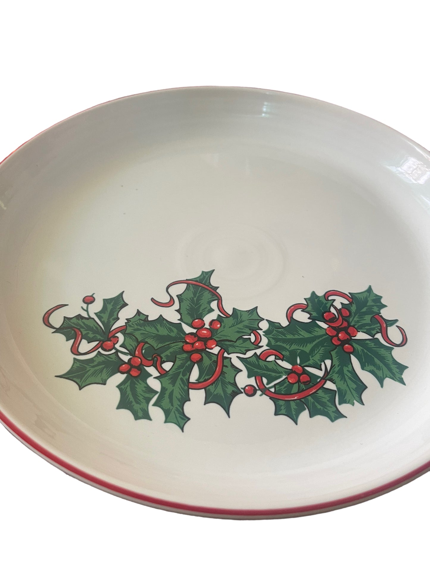 Fiesta Salary Employee 2021 Holly and Berry 2 Bowl Plates / 2 Stacking Mugs