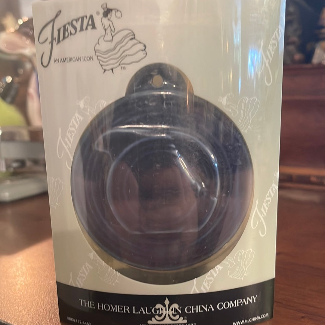Fiesta Embossed Ornament Cobalt HLCCA Disk Pitcher only 144 made