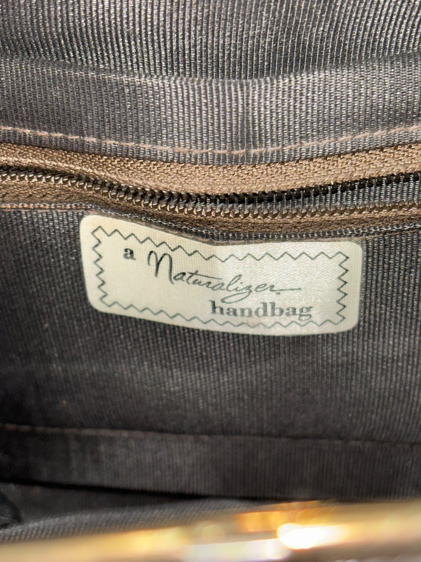 Vintage Patchwork Leather Purse Handbag 12” with Handles