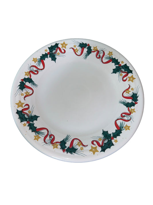 Fiesta Holly and Stars 9” Luncheon Plate 2007 (Dillard Exclusive)