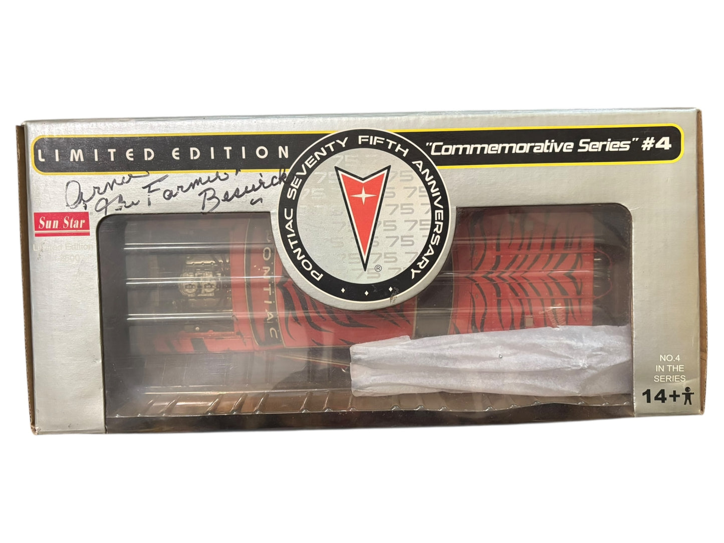 Arnie “The Farmer” Beswick Signed 1964 Pontiac GTO Limited Edition Collectors Car by Sun Star