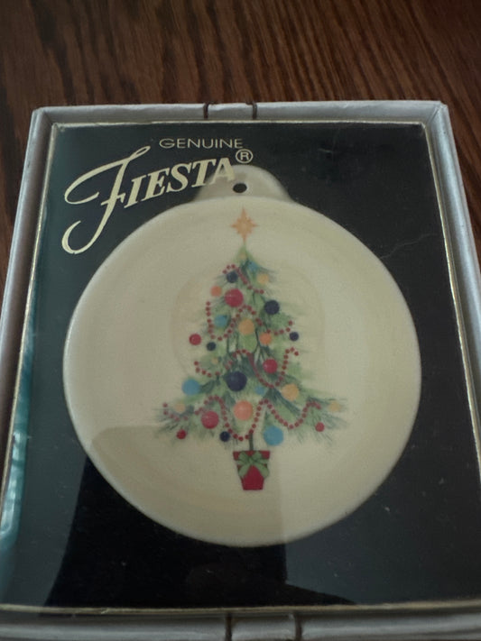 Fiesta Ornament Ivory Christmas Tree