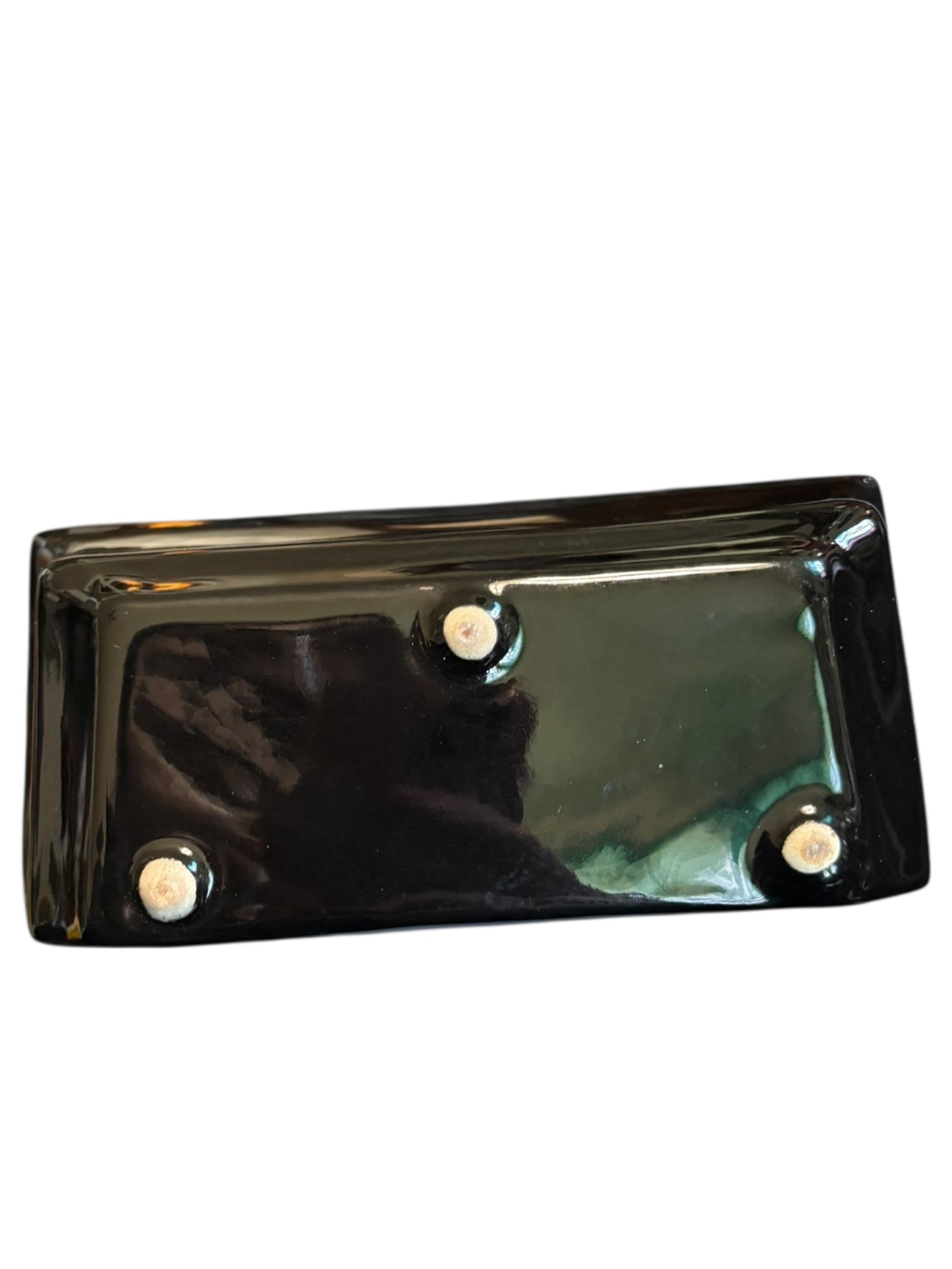 MCM Green Goddess Wall Pocket / Tabletop Planter With Neck Rings & Crown 10.5”