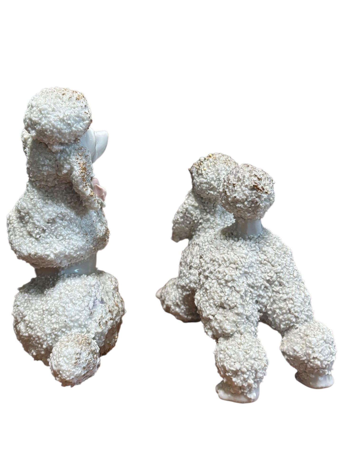 Vintage Spaghetti Poodle Pair 6” Tall