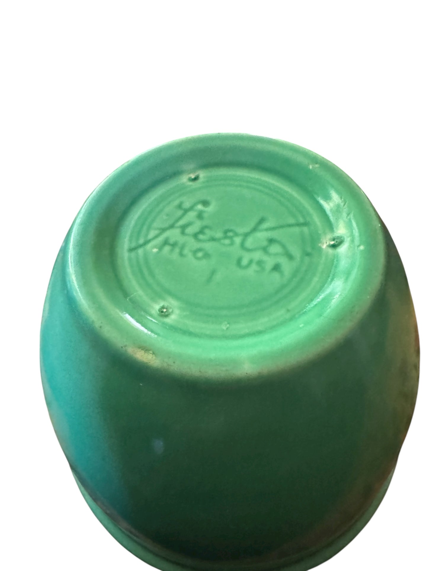 Vintage Fiesta Green Mixing Nesting Bowl #1 NO CHIPS CRACKS