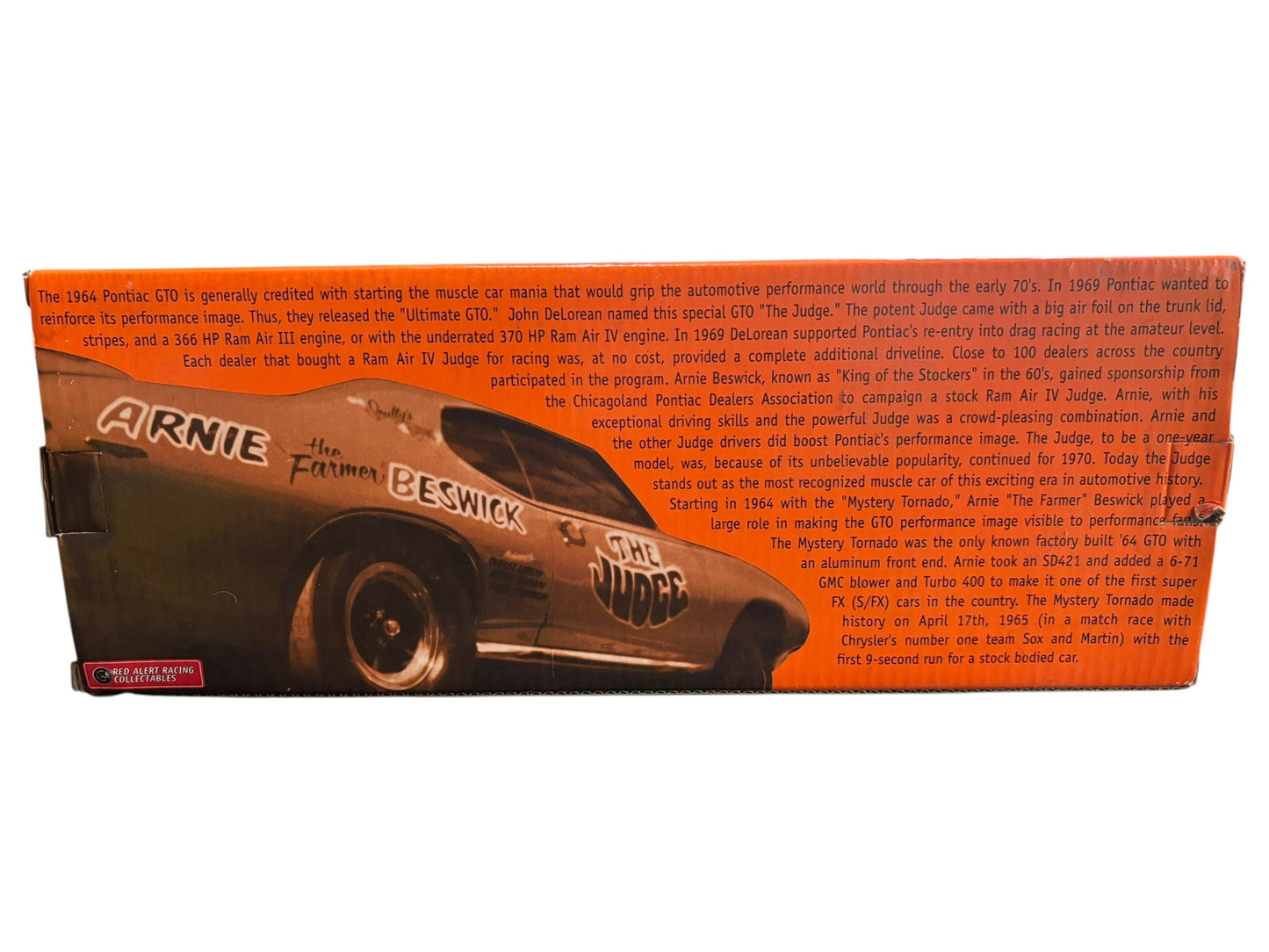 Limited Edition Arnie The Farmer Beswick AUTOGRAPHED 1969 Pontiac GTO, The Judge, Ertl Collectibles