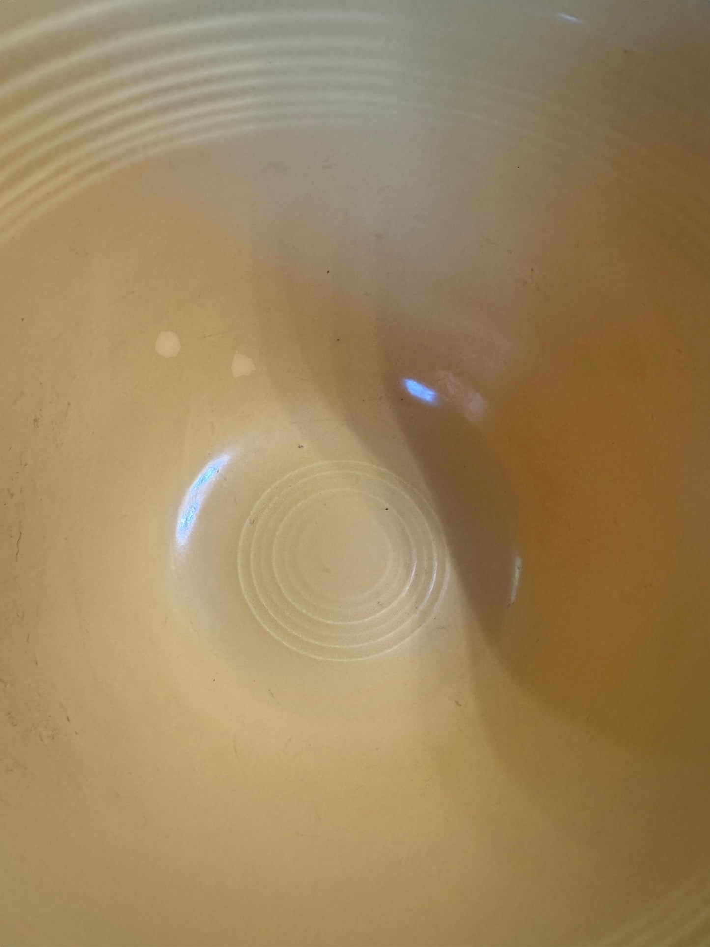 Vintage Fiesta Yellow Mixing Nesting Bowl #6 NO CHIPS CRACKS