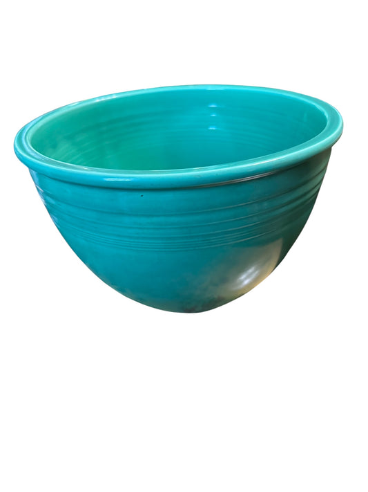Vintage Fiesta Green Mixing Nesting Bowl #7 NO CHIPS CRACKS