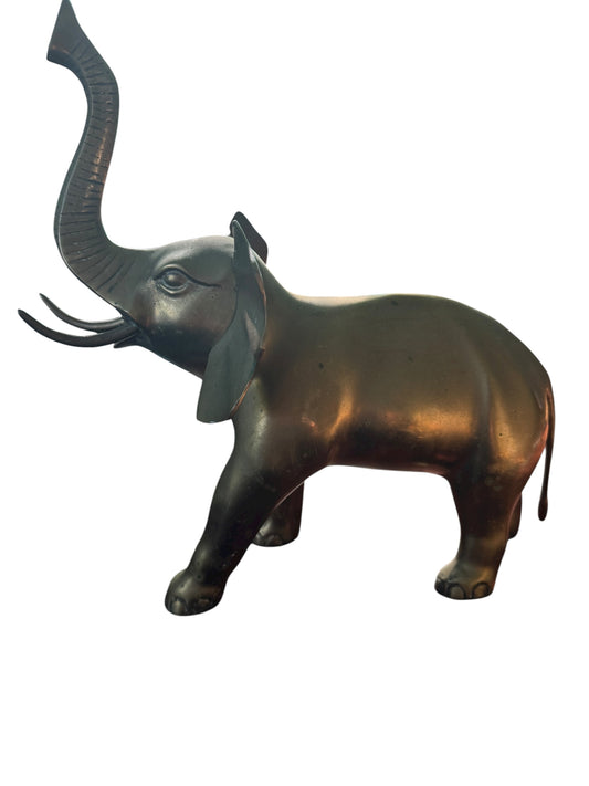 Vintage 15’ Large Brass Elephant