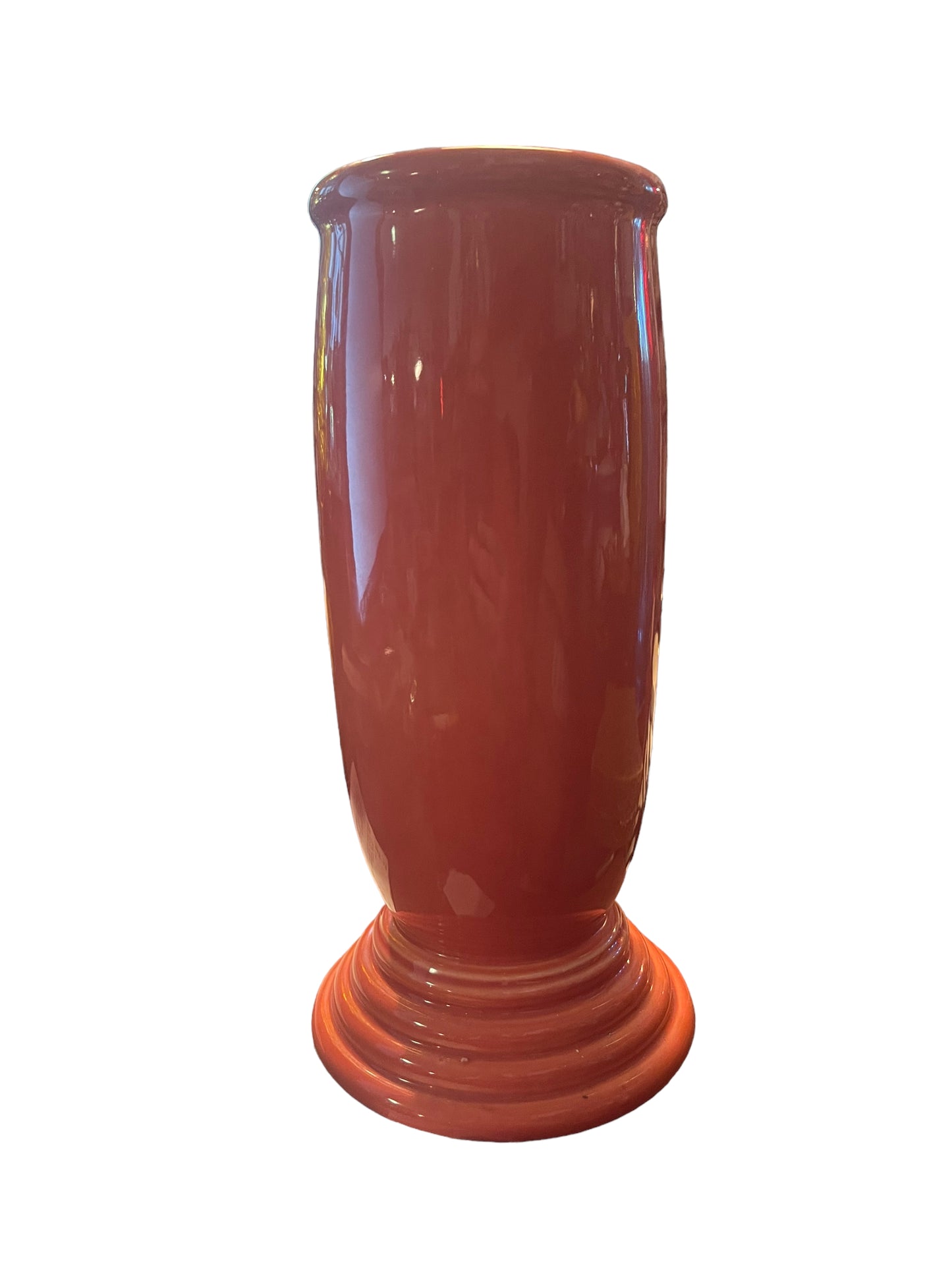 Fiesta NEW Retired Persimmon Millennium III Vase Fiestaware Mili