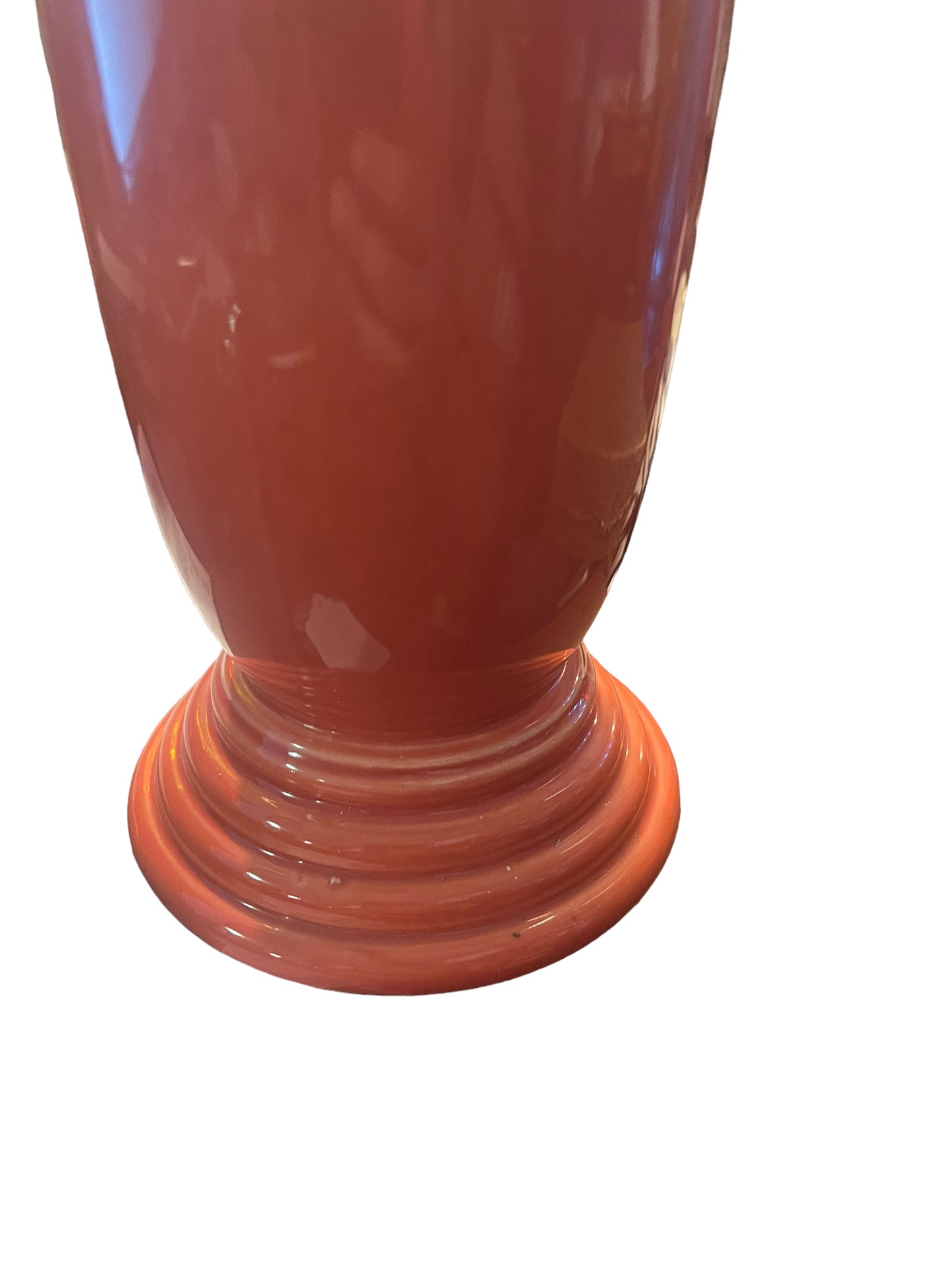 Fiesta NEW Retired Persimmon Millennium III Vase Fiestaware Mili