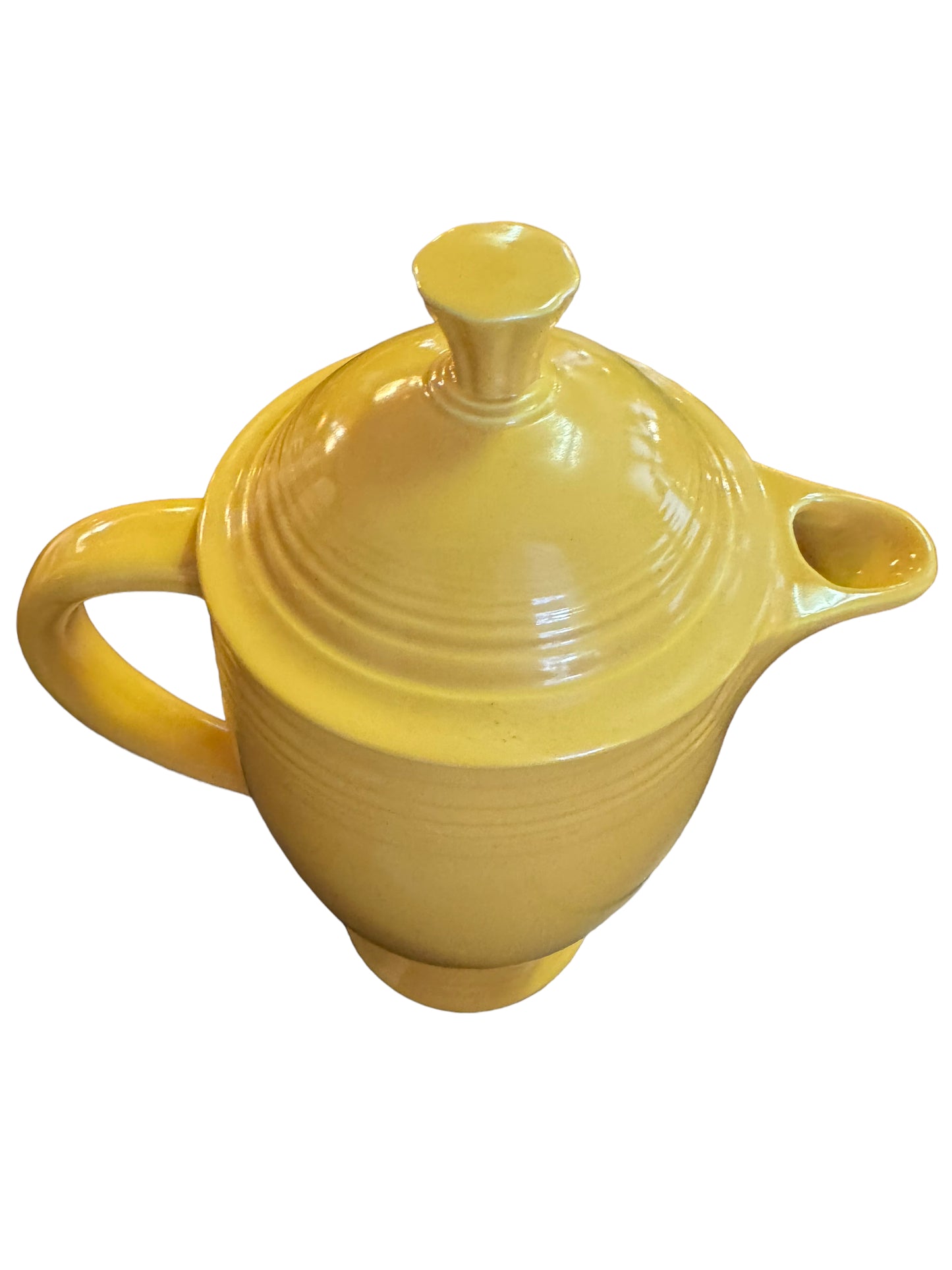 Fiesta Large Vintage Coffee Pot in Yellow