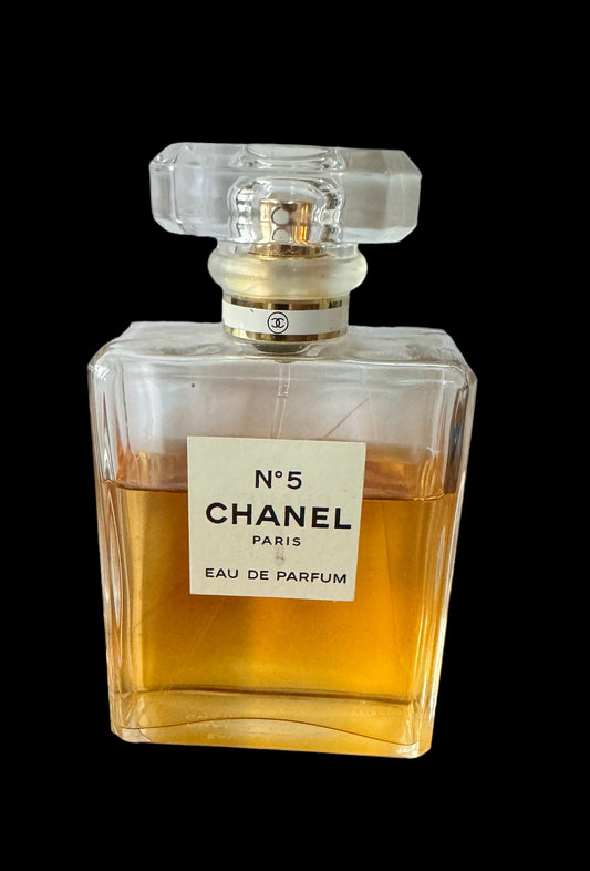 Vintage Chanel N05 Eau De Parfum Perfume Paris 3.4oz 75-80% Full
