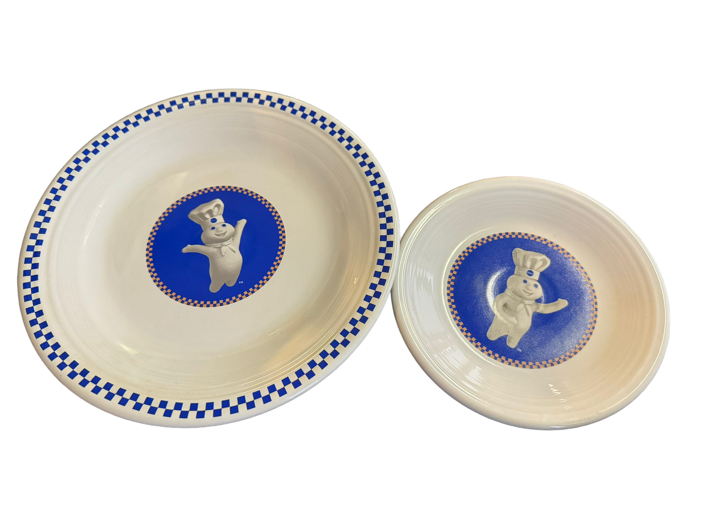 Fiesta Pillsbury Doughboy Dinner and Salad Plate (Betty Crocker Exclusive)