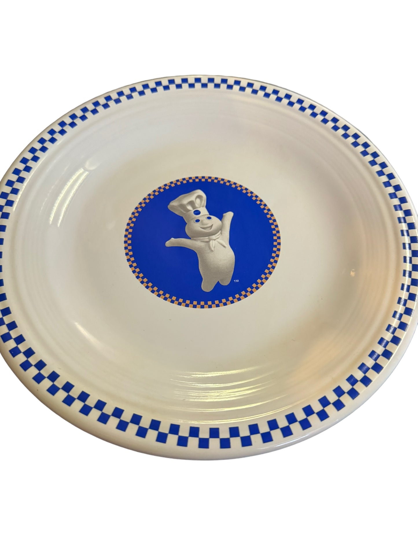 Fiesta Pillsbury Doughboy Dinner and Salad Plate (Betty Crocker Exclusive)