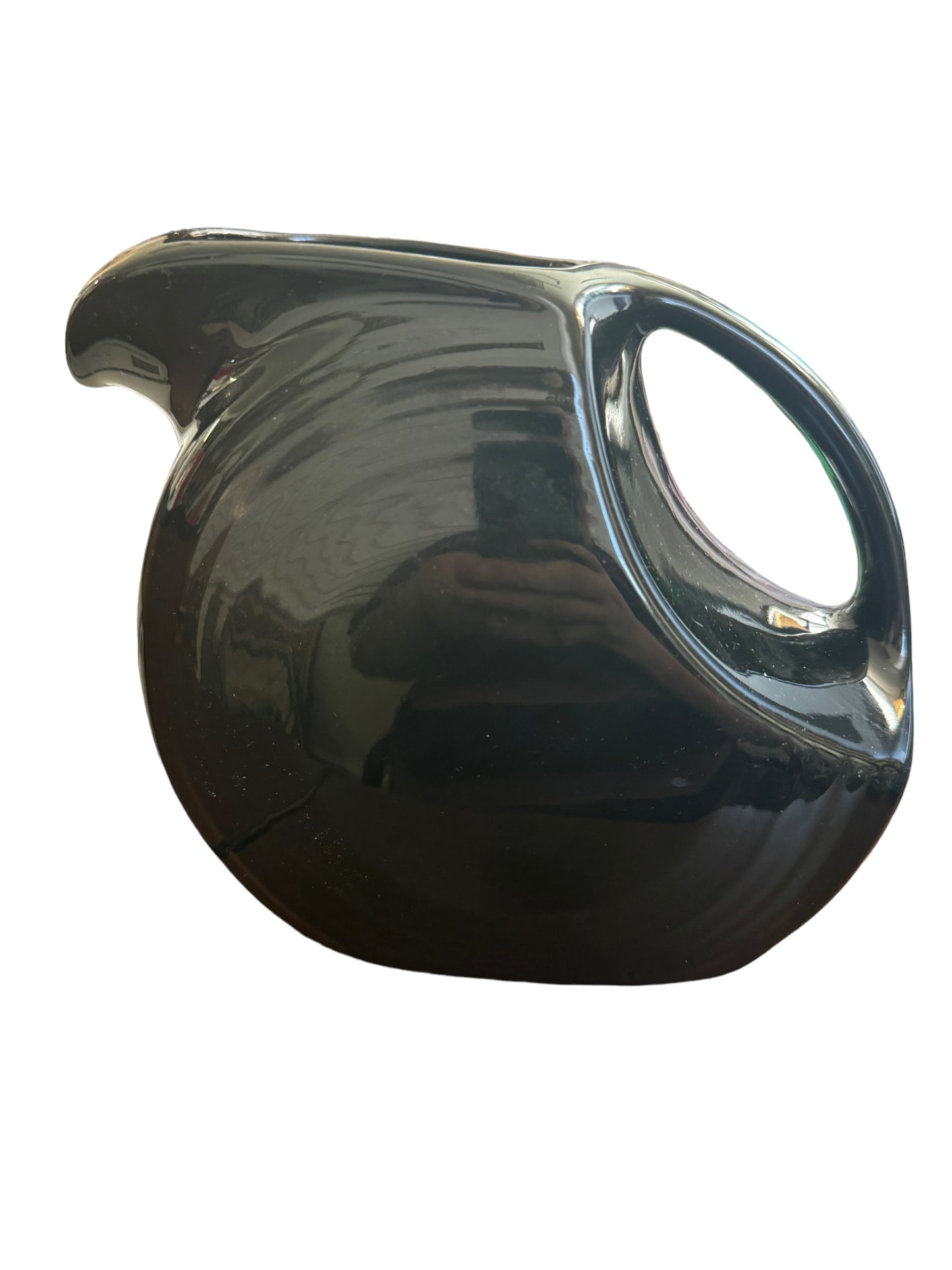 Fiesta Black Large Disc Pitcher 64oz