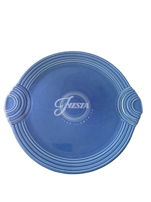 Fiesta Sapphire Cake Plate Decal Rare
