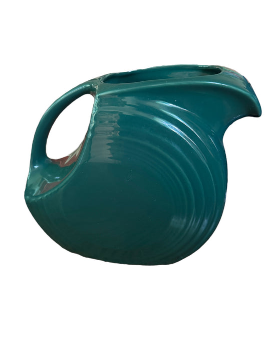 Fiesta Disk Pitcher in Evergreen New With Tags