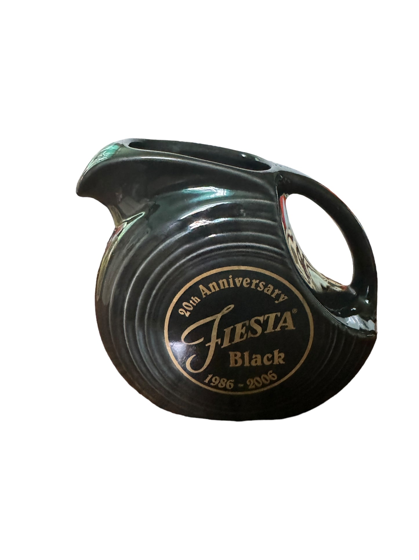 Fiesta Black 20th Ann. Juice Disk Pitcher Betty Crocker Exclusive NIB