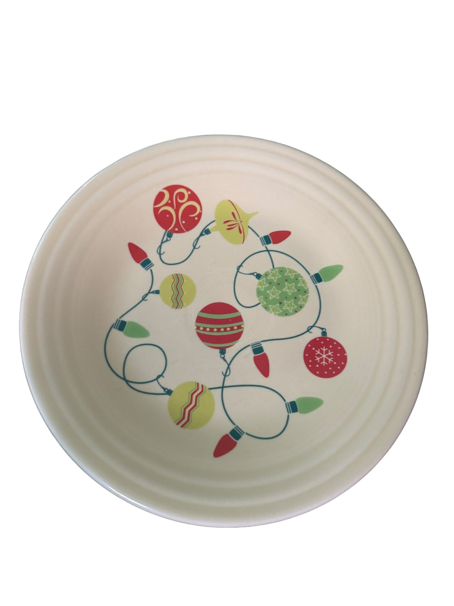 Fiesta Holiday Ornaments 9” Luncheon Plate 2007 (Belk Exclusive)