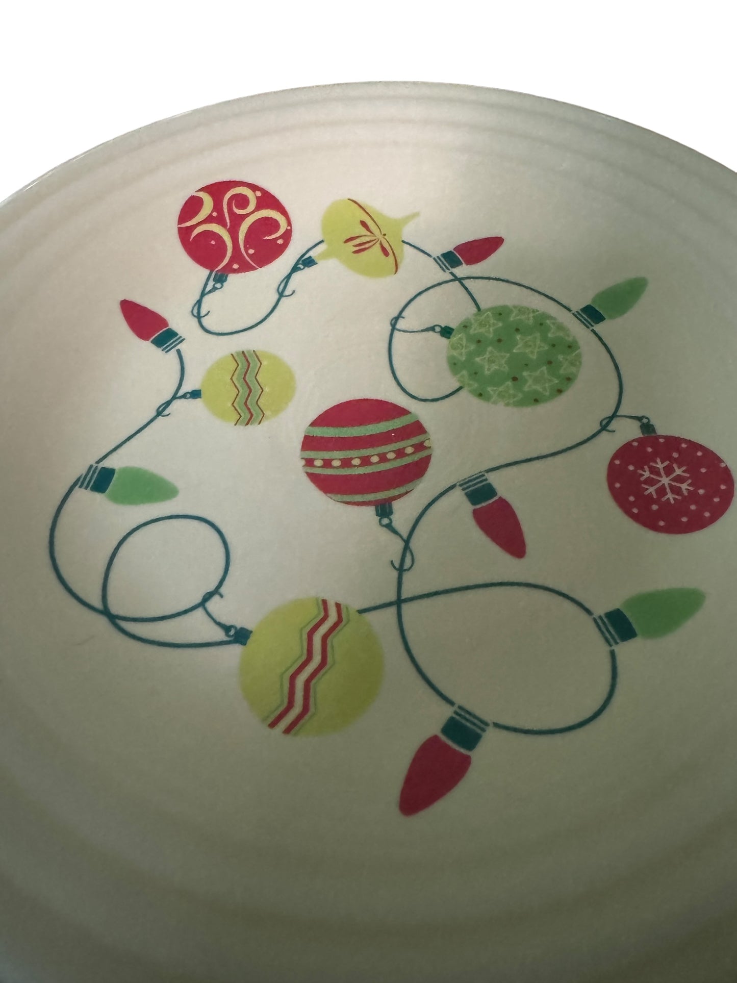 Fiesta Holiday Ornaments 9” Luncheon Plate 2007 (Belk Exclusive)