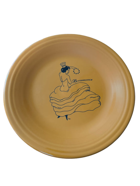 Fiesta HLCAA Member Only Butterscotch Dancing Lady Dinner Plate 2020