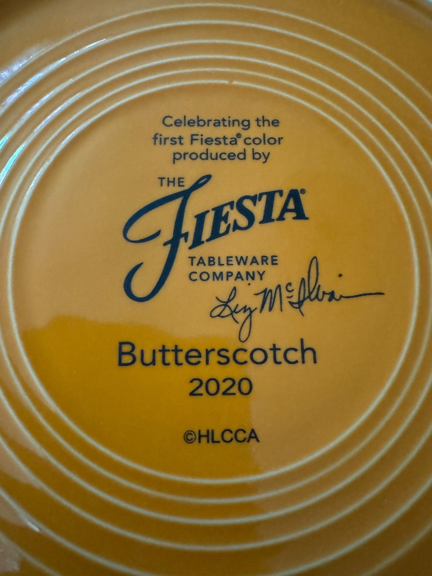 Fiesta HLCAA Member Only Butterscotch Dancing Lady Dinner Plate 2020