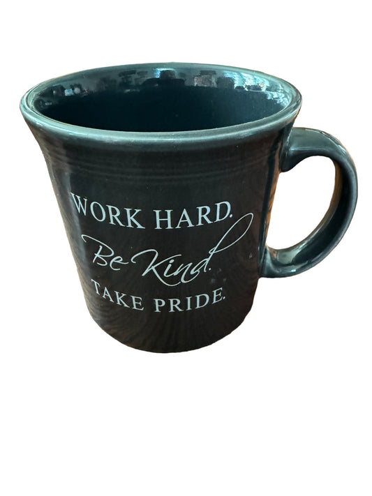 Fiesta RARE Mug - Work Hard - Barnwood Builders Show Exclusive - Slate -