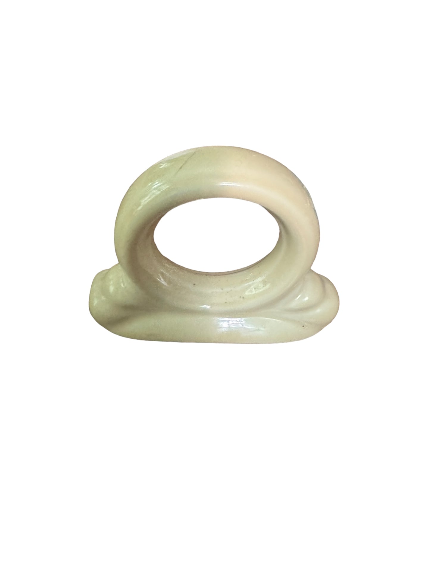 Fiesta Napkin Ring in Pale Yellow