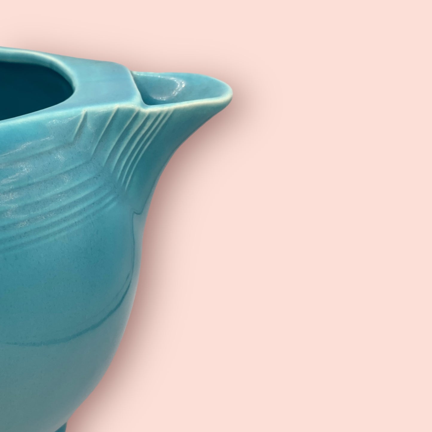 Fiesta Turquoise Ice Lip Pitcher - Flawless