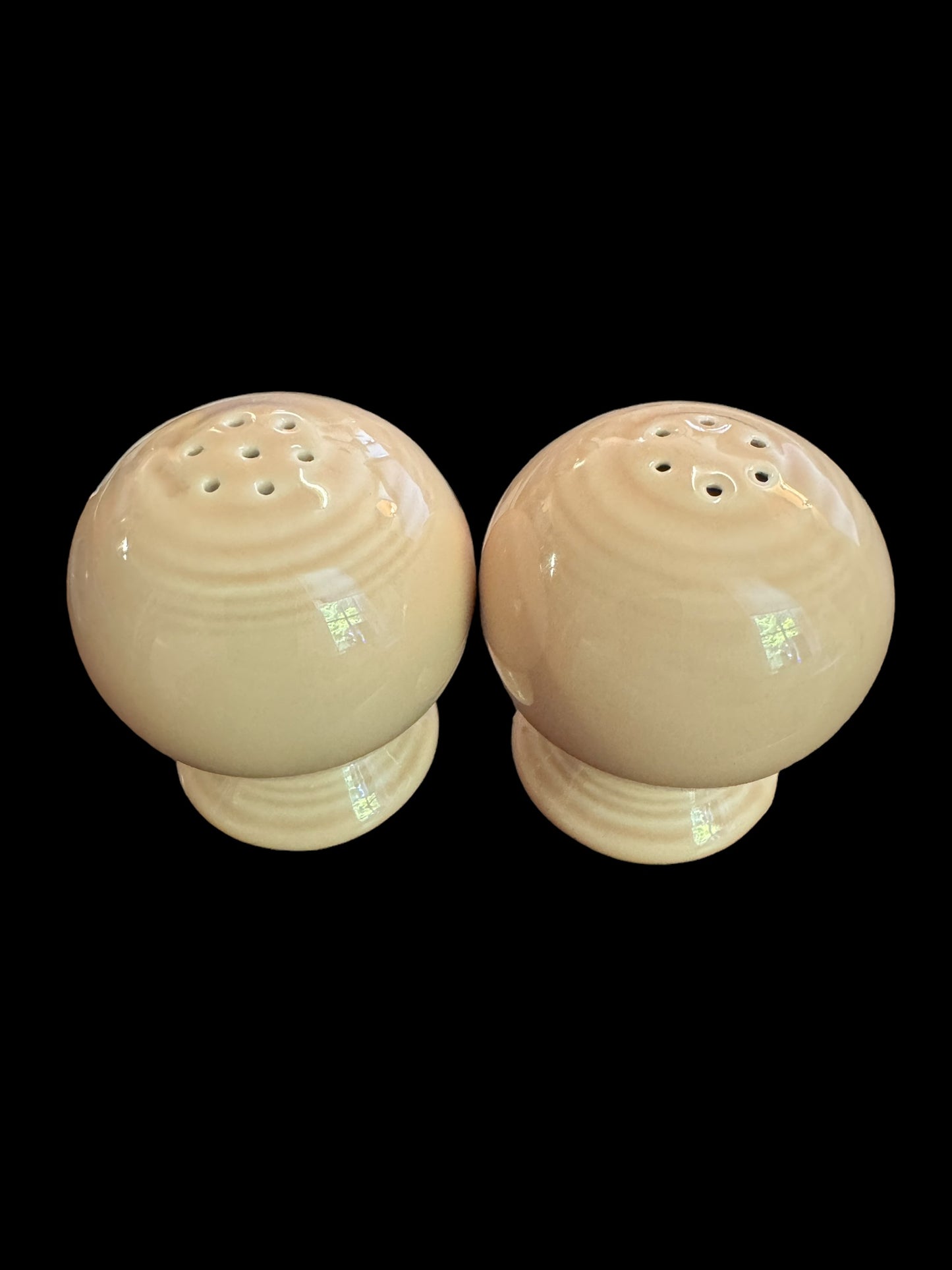 Fiesta Salt & Pepper Shakers in Apricot