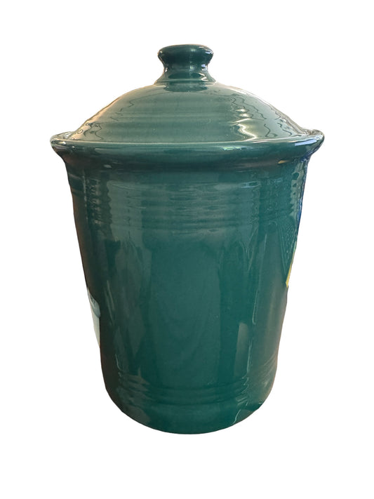 Fiesta Large 3 Quart EVERGREEN Canister - Retired Discontinued