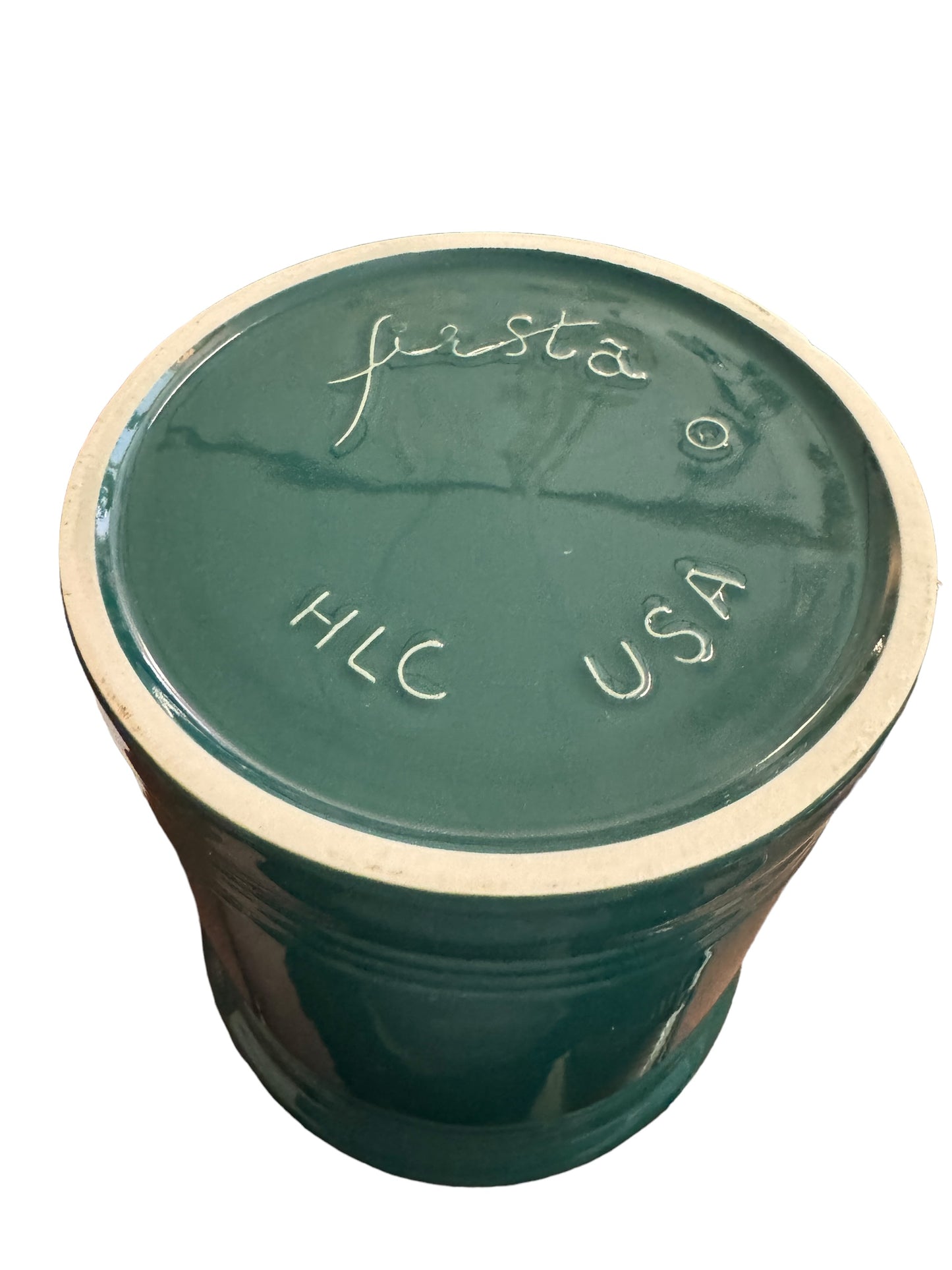 Fiesta Large 3 Quart EVERGREEN Canister - Retired Discontinued