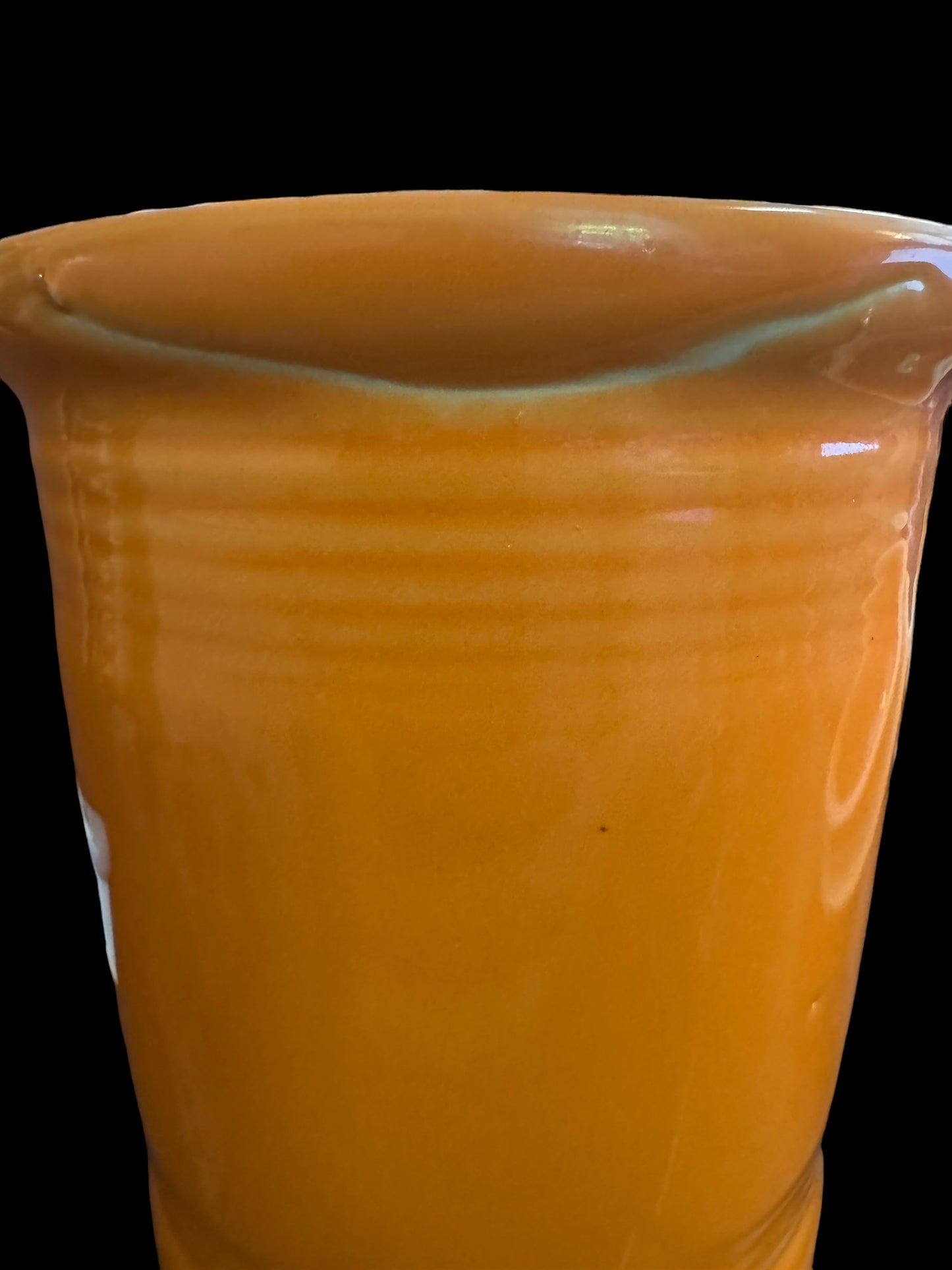 Fiesta Small 1 Quart Canister in Tangerine - Retired Discontinued 2nds