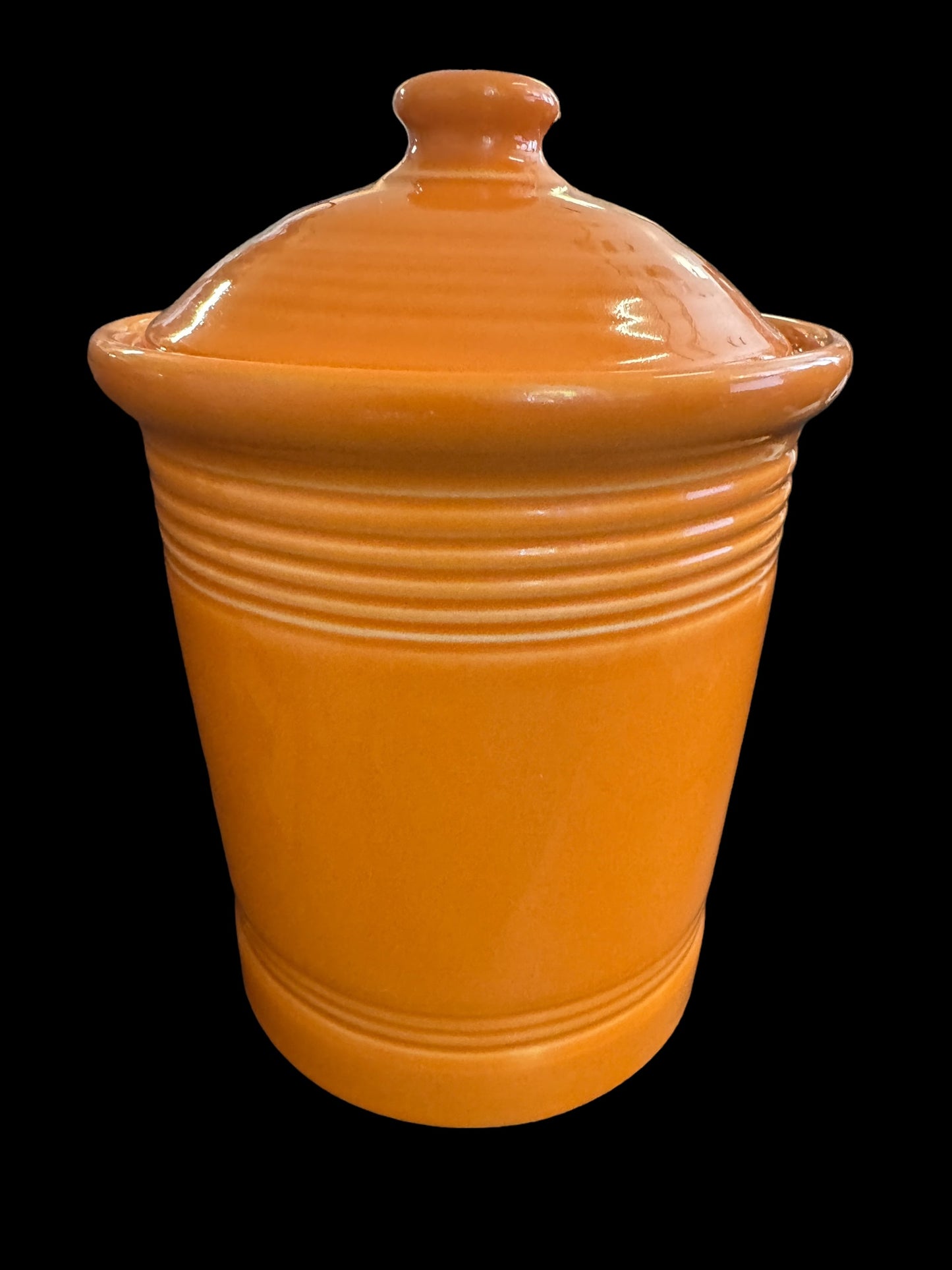 Fiesta Small 1 Quart Canister in Tangerine - Retired Discontinued