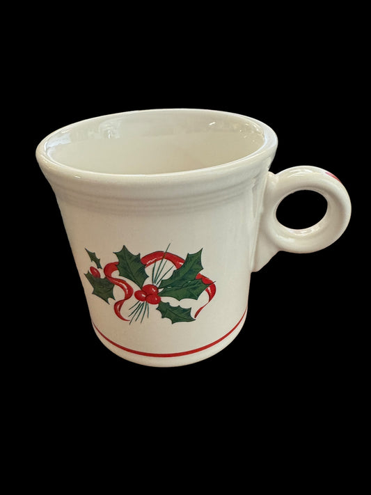 Fiesta Holly and Ribbon Holiday Mug