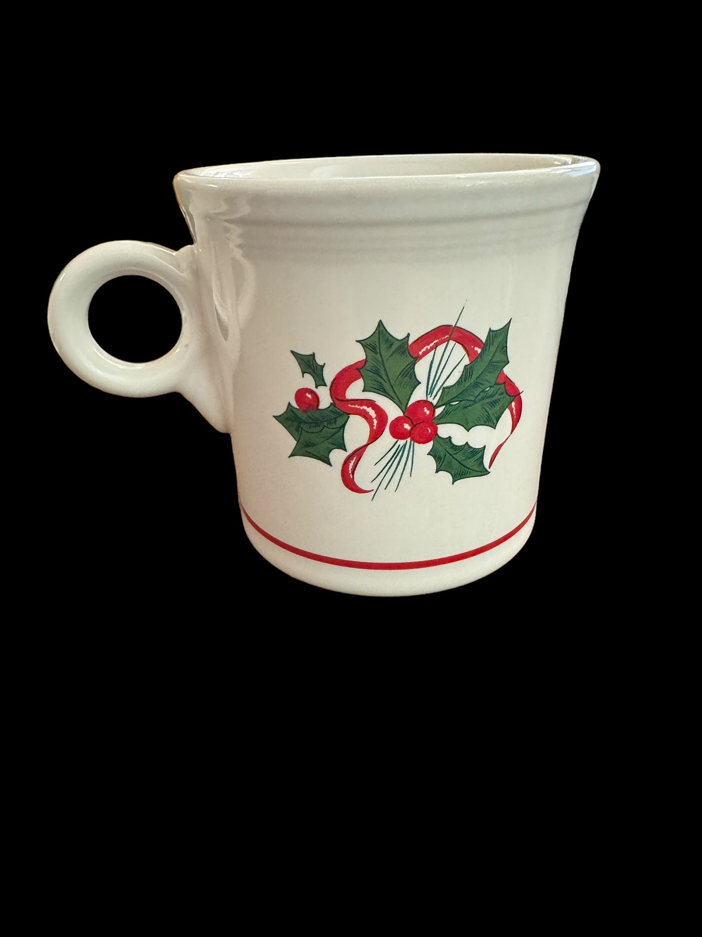 Fiesta Holly and Ribbon Holiday Mug