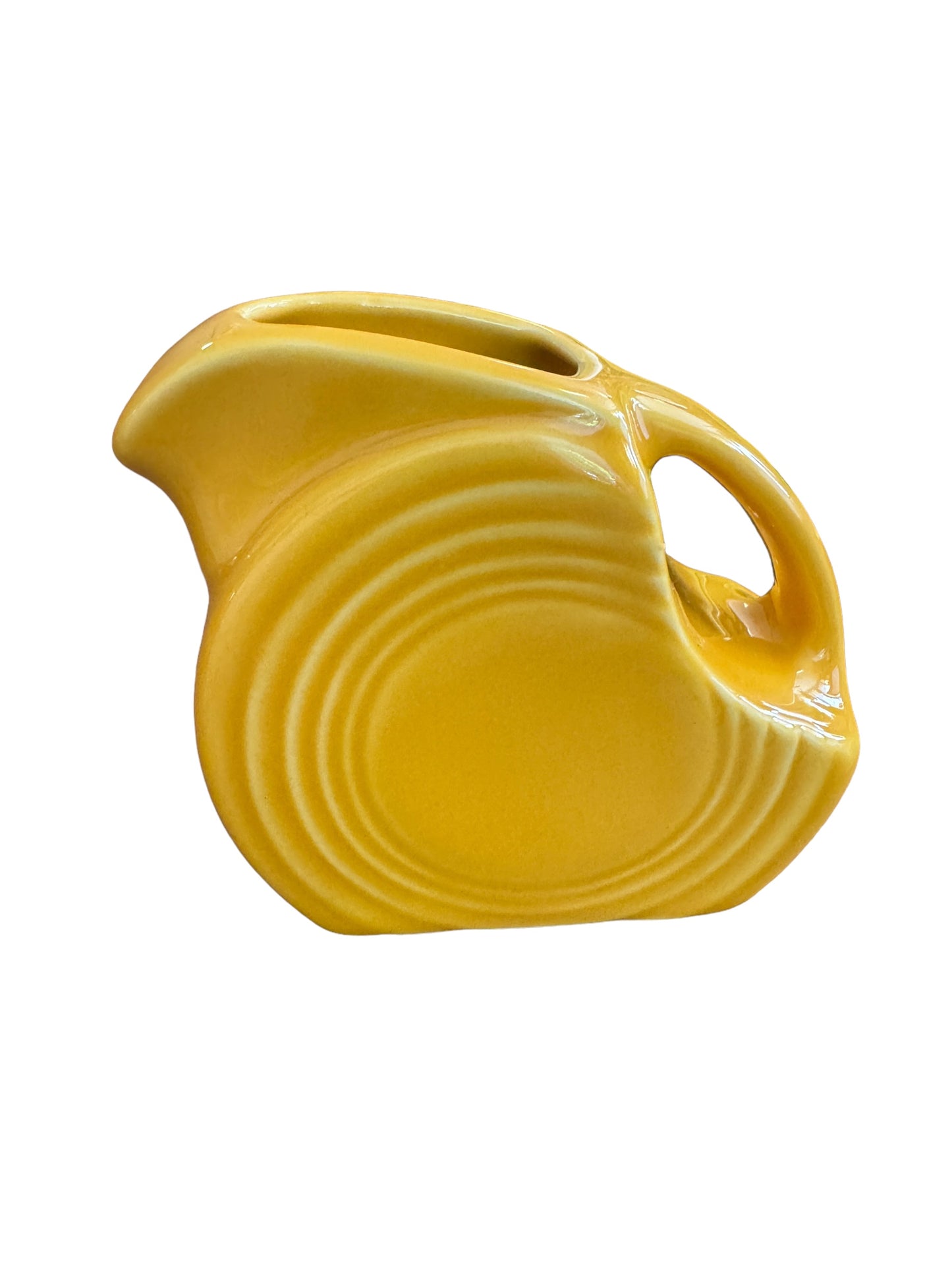 Fiesta HTF Marigold Mini Disk Pitcher