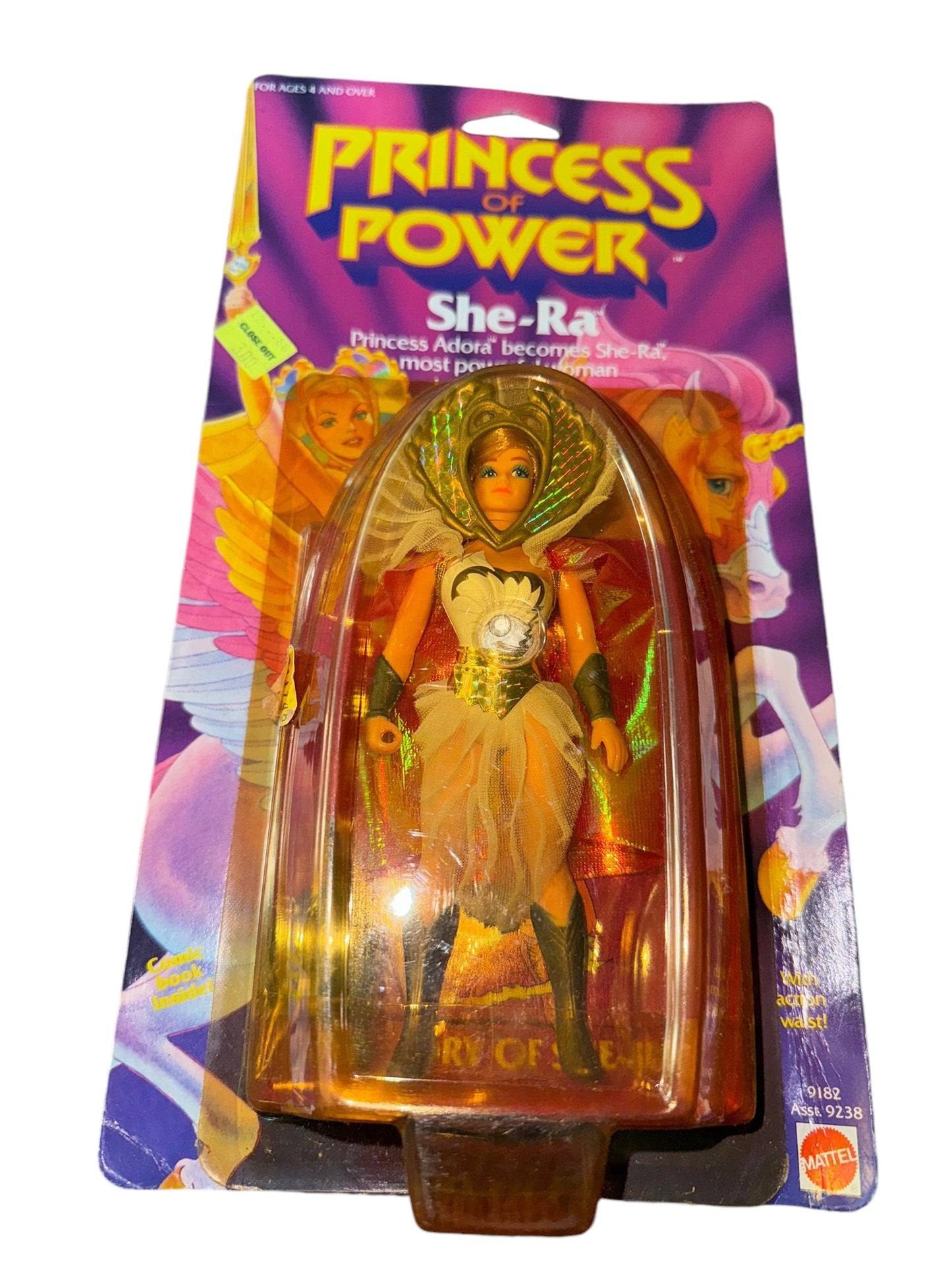 She Ra MOTU Princess of Power POP Moc Still Sealed 1986 Mattel