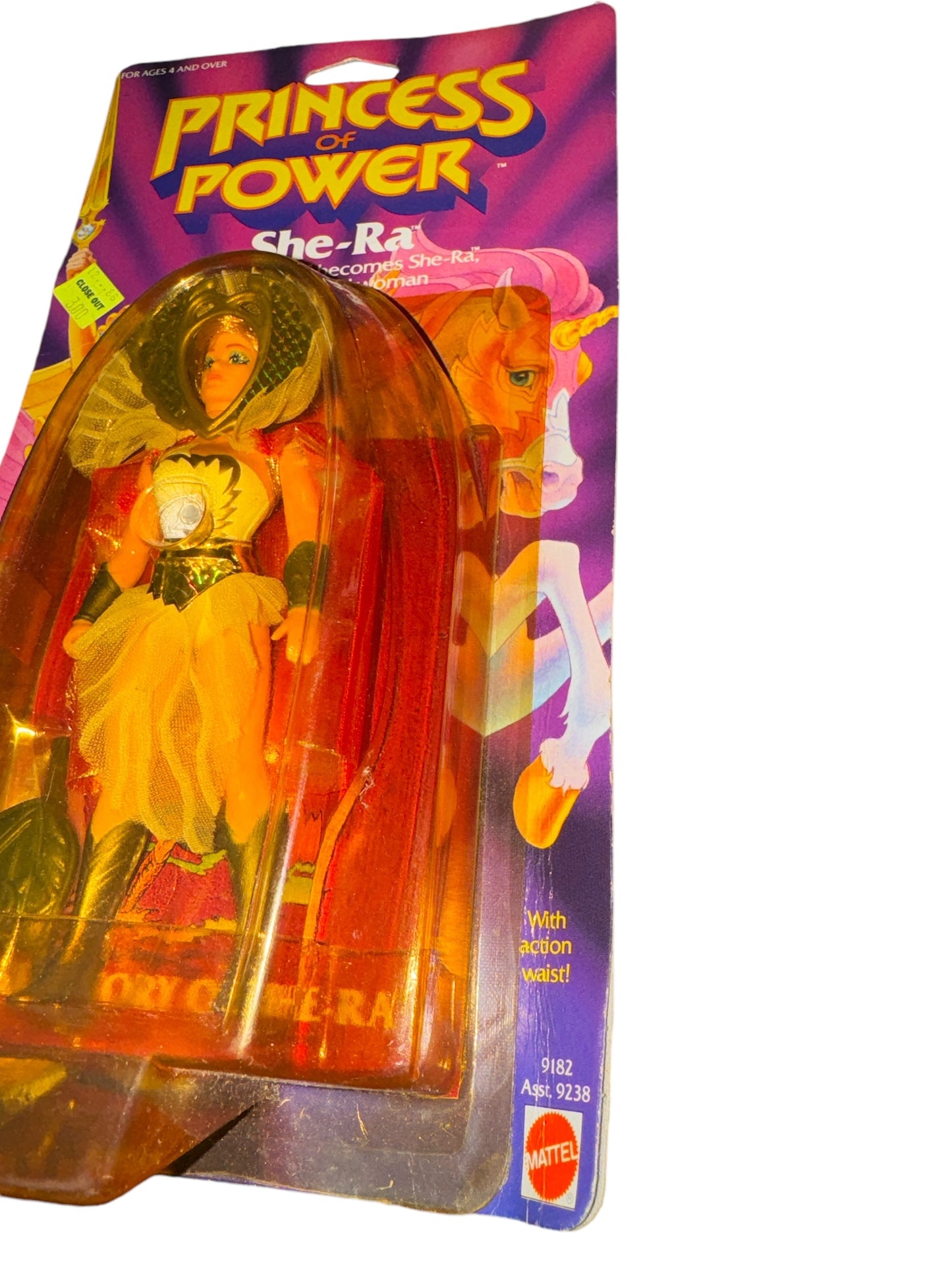 She Ra MOTU Princess of Power POP Moc Still Sealed 1986 Mattel