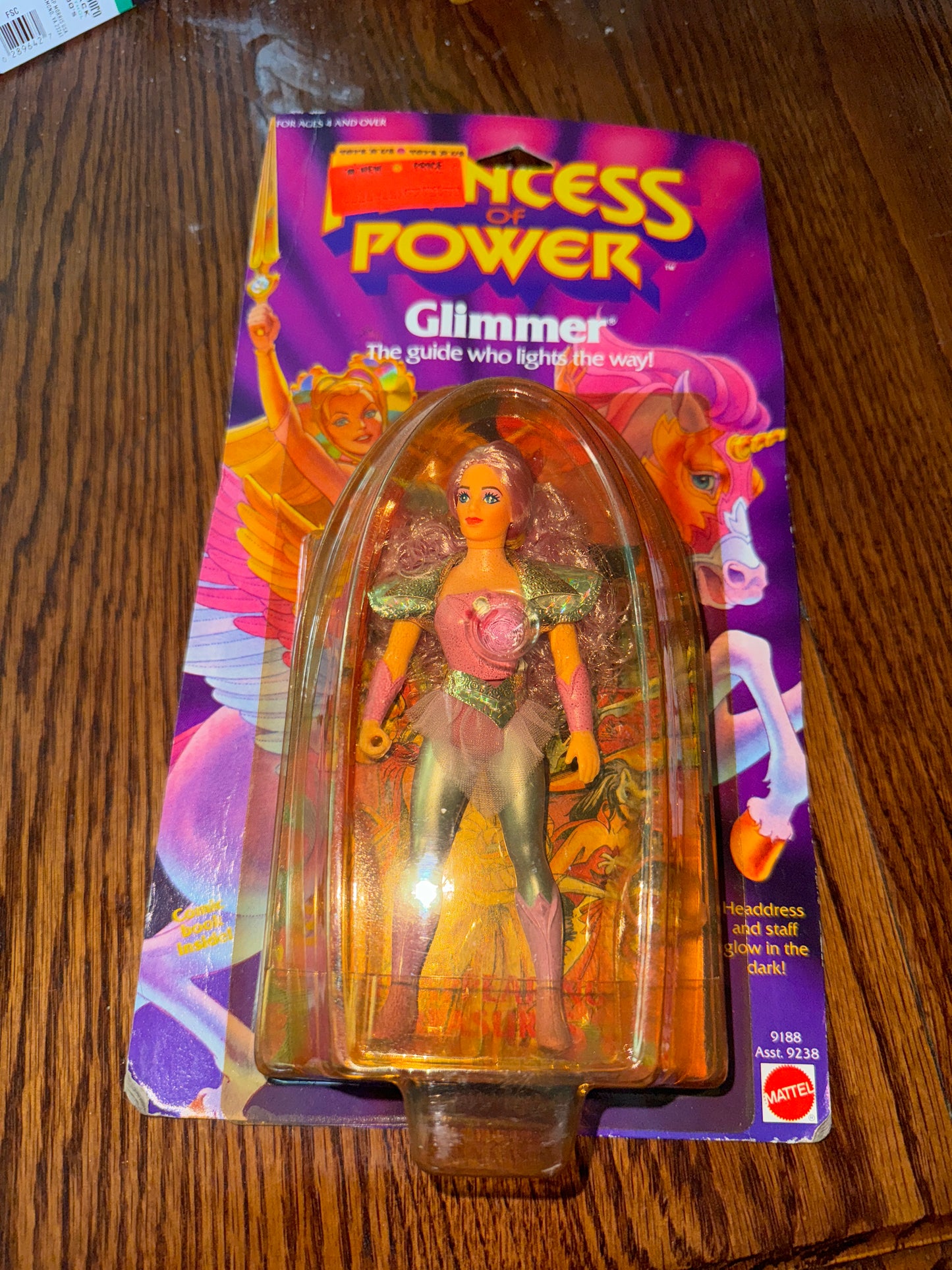 She Ra MOTU Princess of Power POP GLIMMER Moc Still Sealed 1984 Mattel