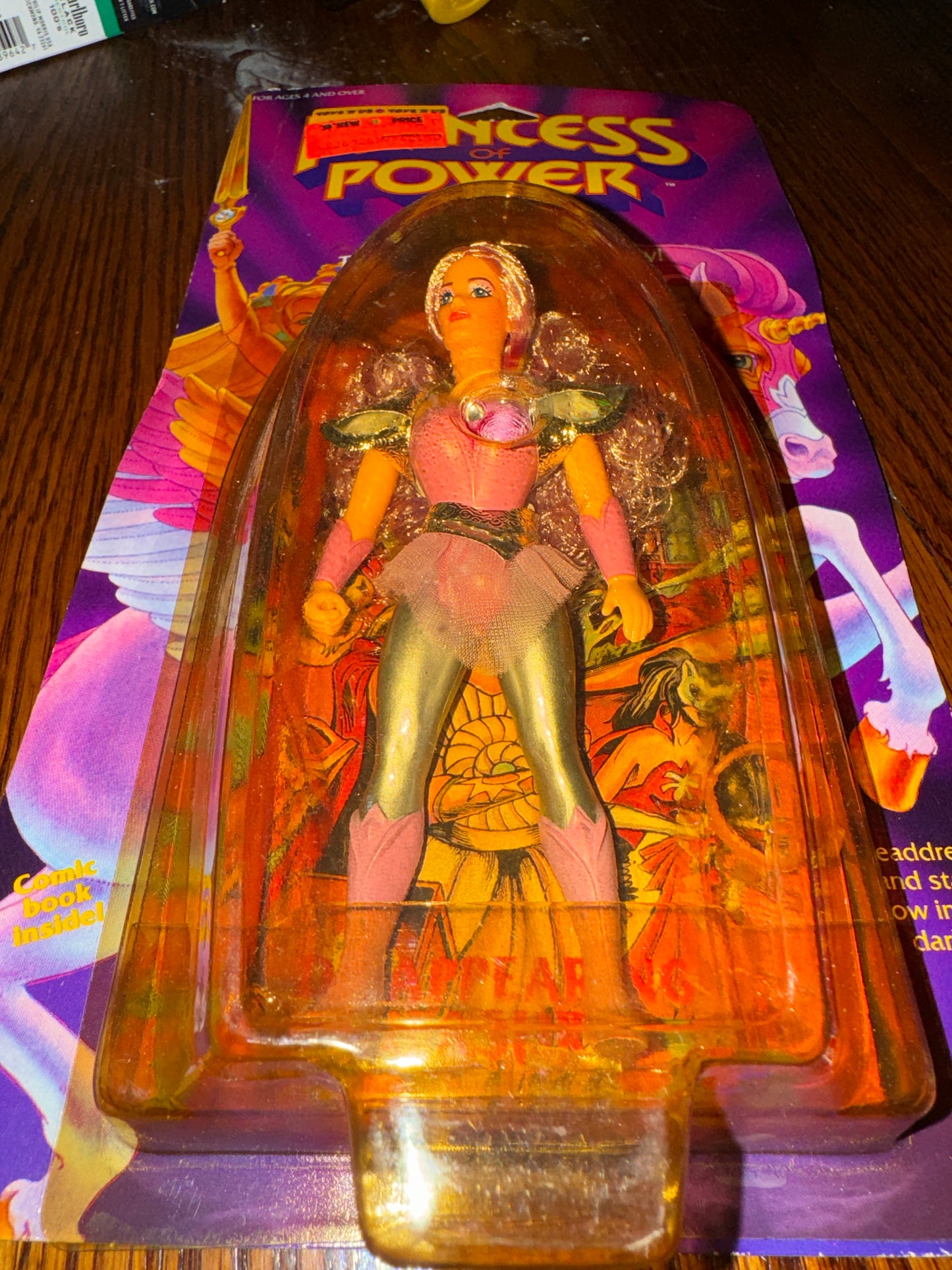 She Ra MOTU Princess of Power POP GLIMMER Moc Still Sealed 1984 Mattel