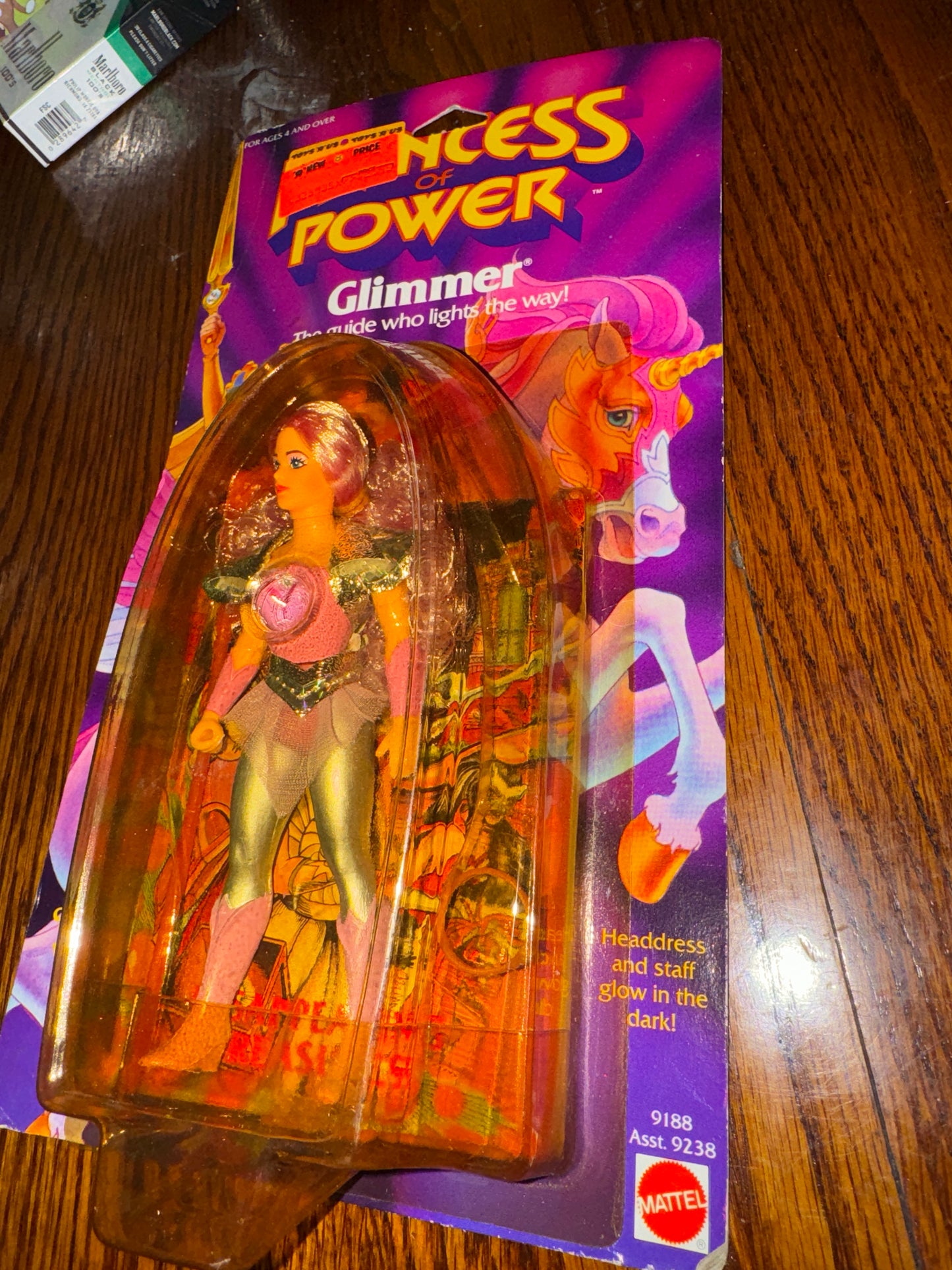 She Ra MOTU Princess of Power POP GLIMMER Moc Still Sealed 1984 Mattel