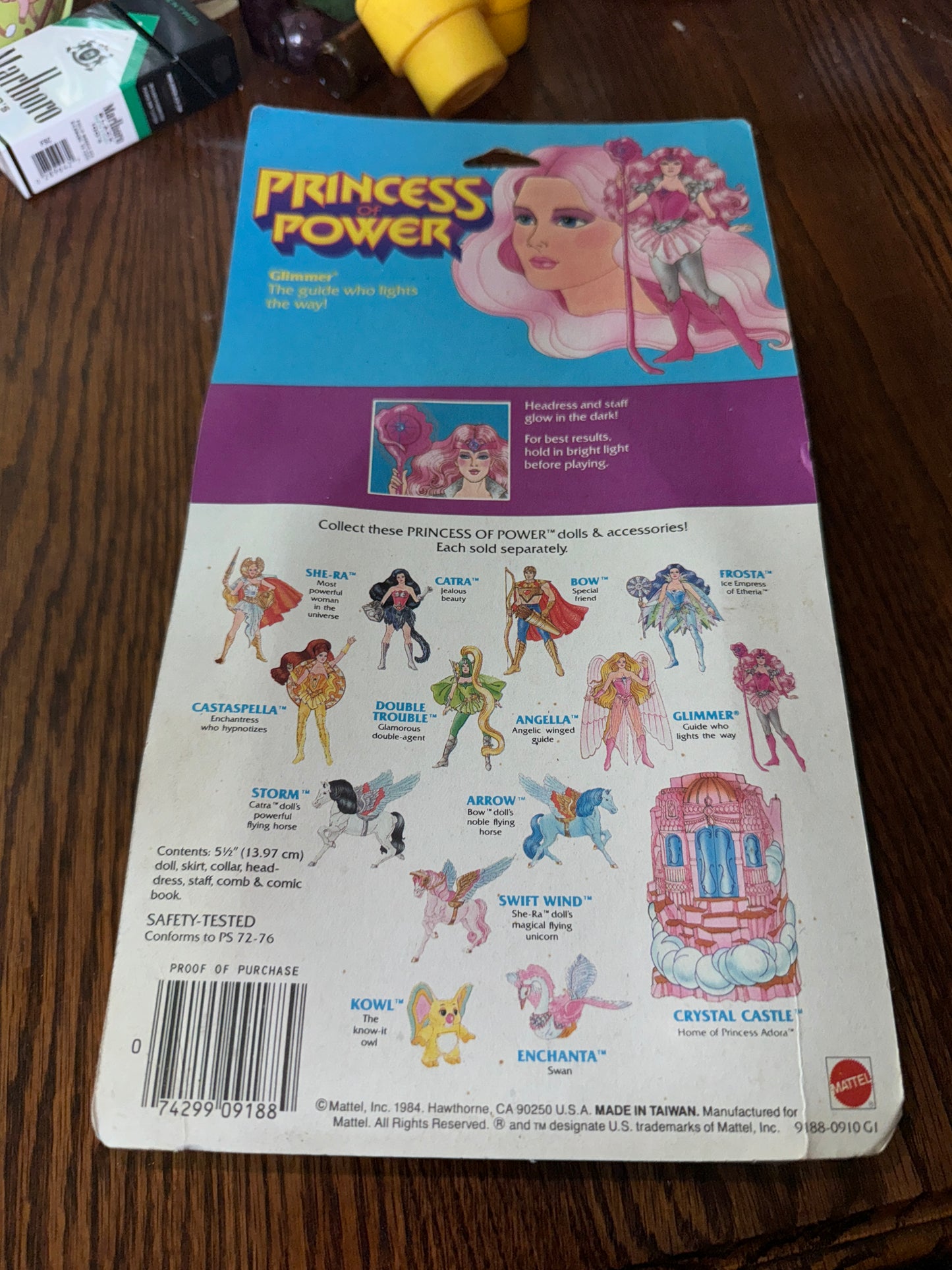 She Ra MOTU Princess of Power POP GLIMMER Moc Still Sealed 1984 Mattel