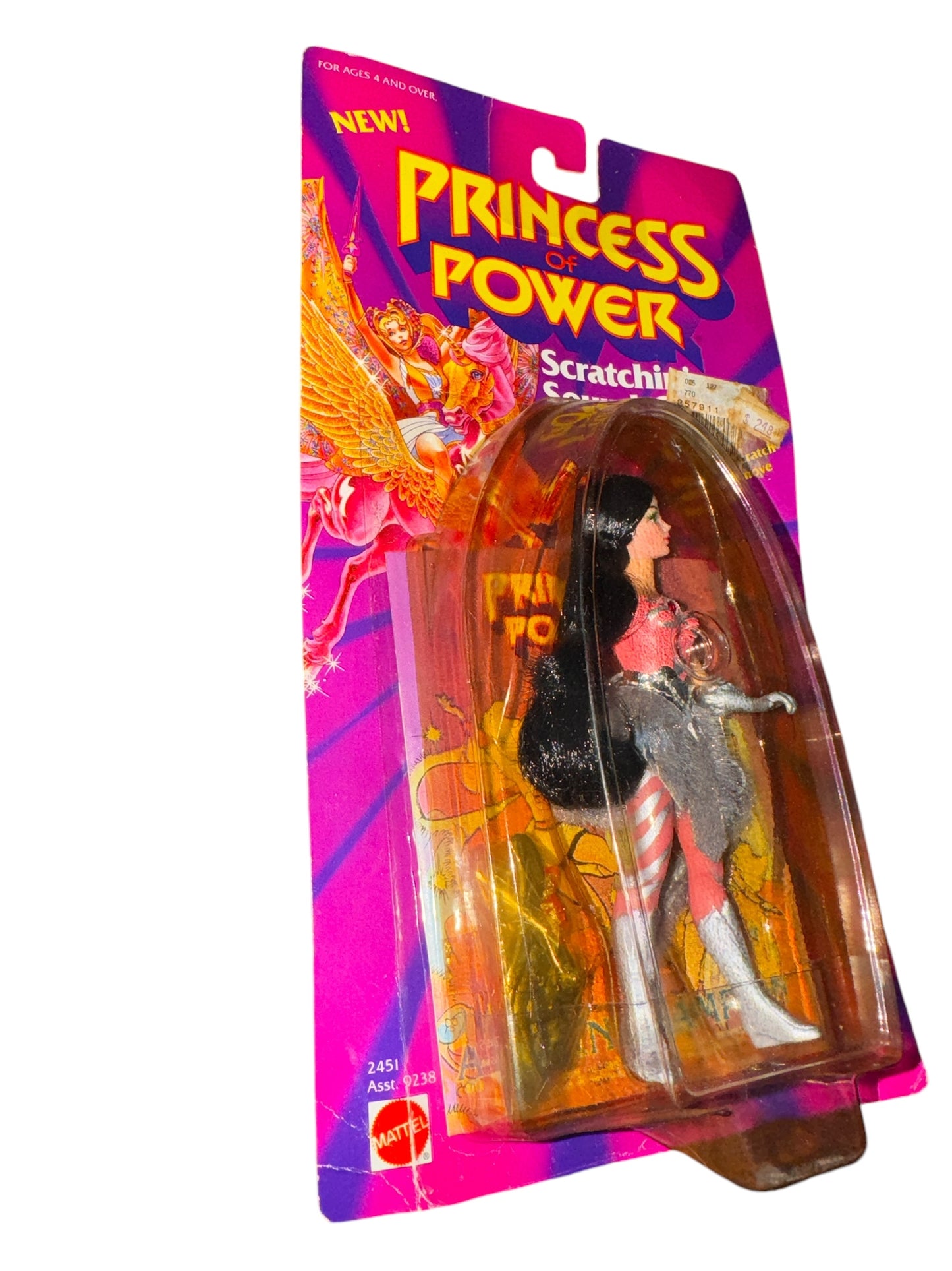 She Ra MOTU Princess of Power POP Moc Scratchin Sound CATRA Still Sealed 1984 Mattel